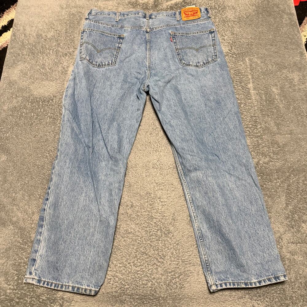 Levi's 550 Jeans Mens 42 x30 Relaxed Fit Straight Leg Blue Denim